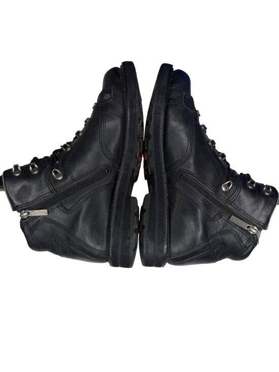 Harley-Davidson Black Leather side zip Ride Riding ankle Boot Men\'s sz10 main image 8